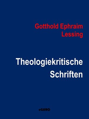 cover image of Theologiekritische Schriften